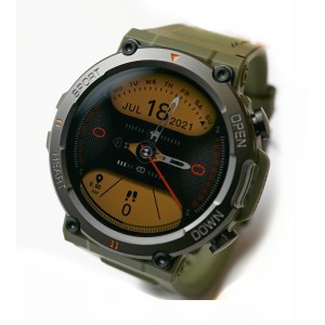 Умные-часы  с измерением давления GLK-28  Vr.2.0 Tactical Green 2023